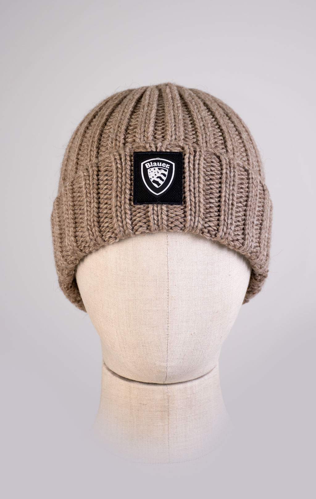 Шапка вязаная BLAUER KIBLY FW 25/26 melange cotton (A05301) 