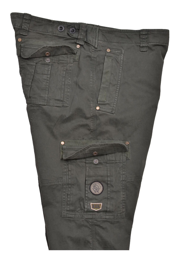 Брюки-карго AERONAUTICA MILITARE verde militare (PA 1068)