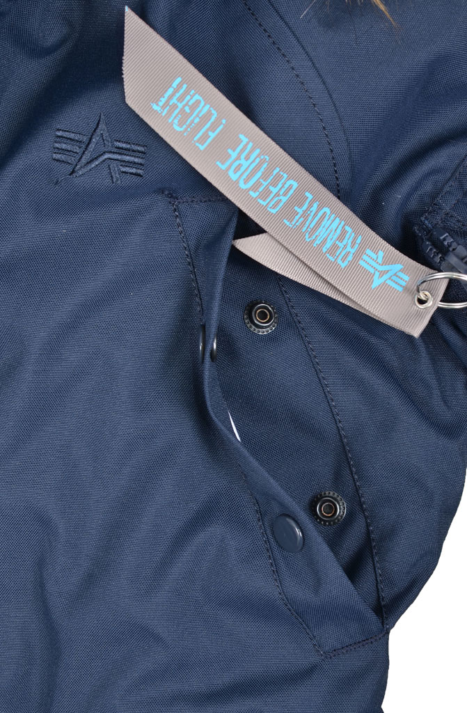 Женская аляска ALPHA INDUSTRIES EXPLORER rep. blue 