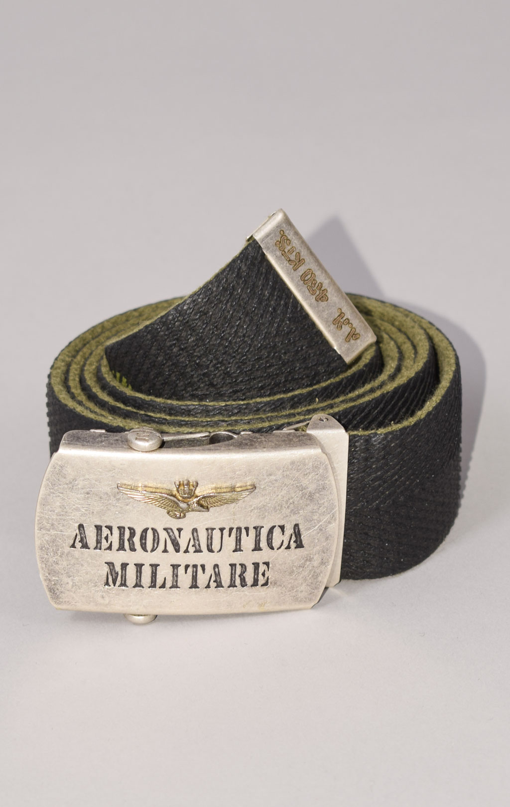 Ремень тканевый AERONAUTICA MILITARE FW 24/25/IT green military (CI 292) 