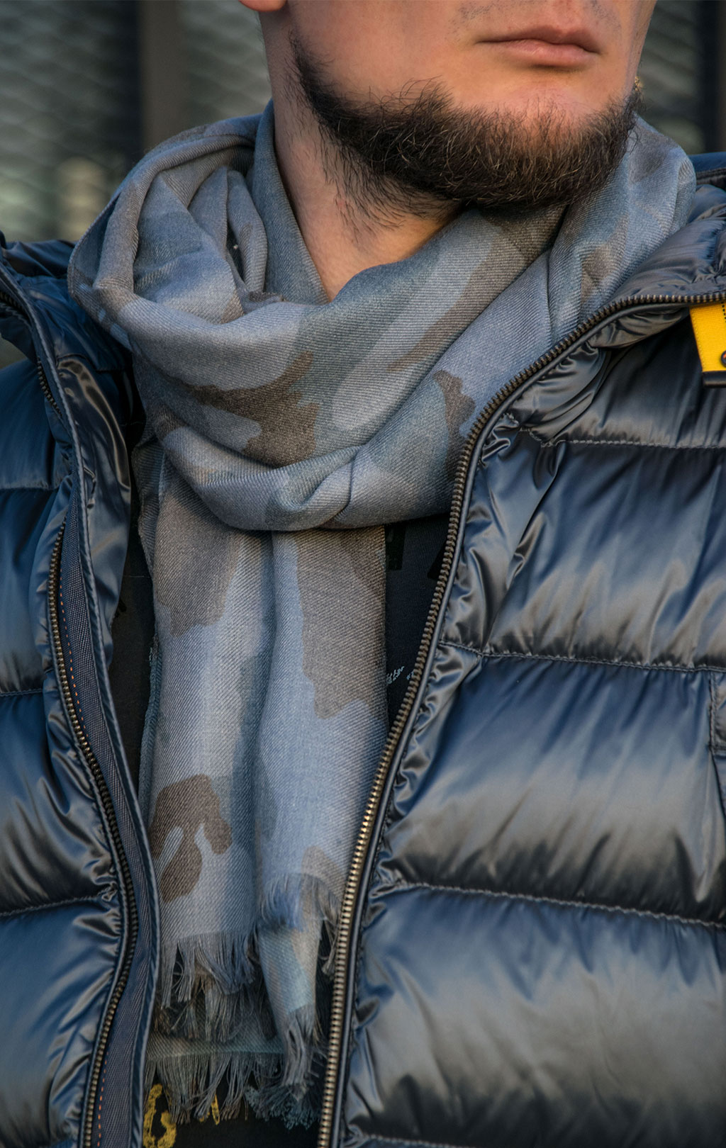 Шарф AERONAUTICA MILITARE FW 23/24/IT camouflage blue (SH 1115) 