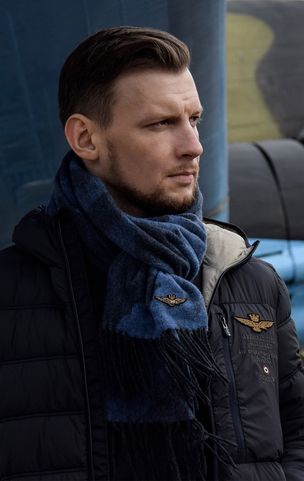 Куртка-пуховик AERONAUTICA MILITARE FW 19/20 jet black (AB 1686) 