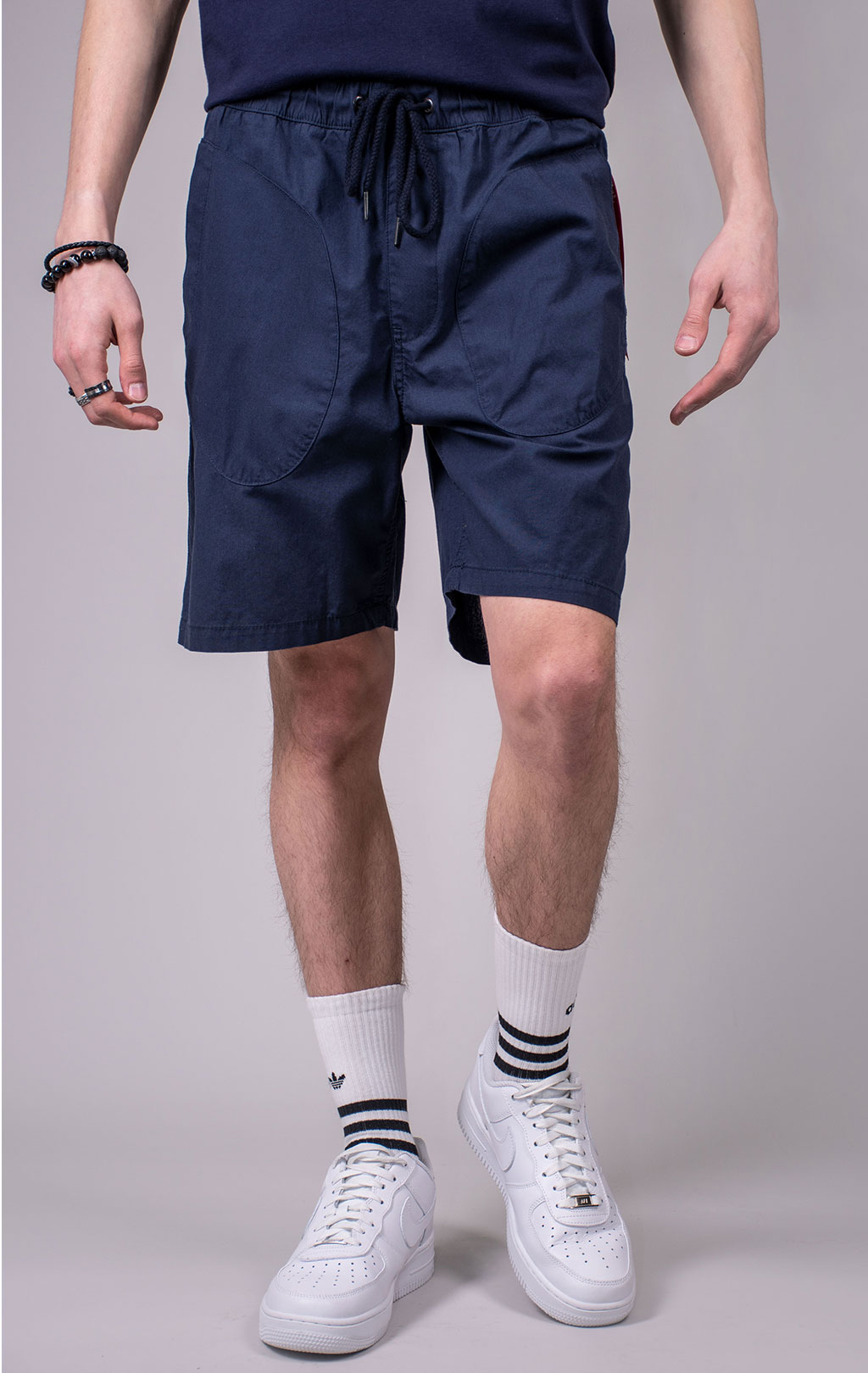 Шорты ALPHA INDUSTRIES DECK SHORT SS 24 m replica blue 