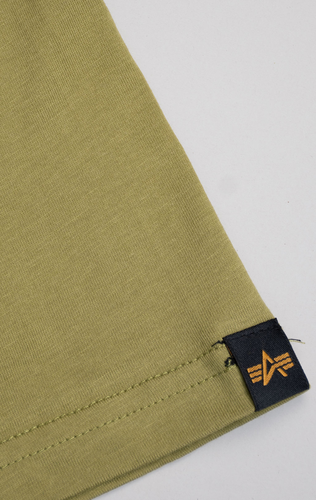 Футболка ALPHA INDUSTRIES BASIC T big size khaki green 