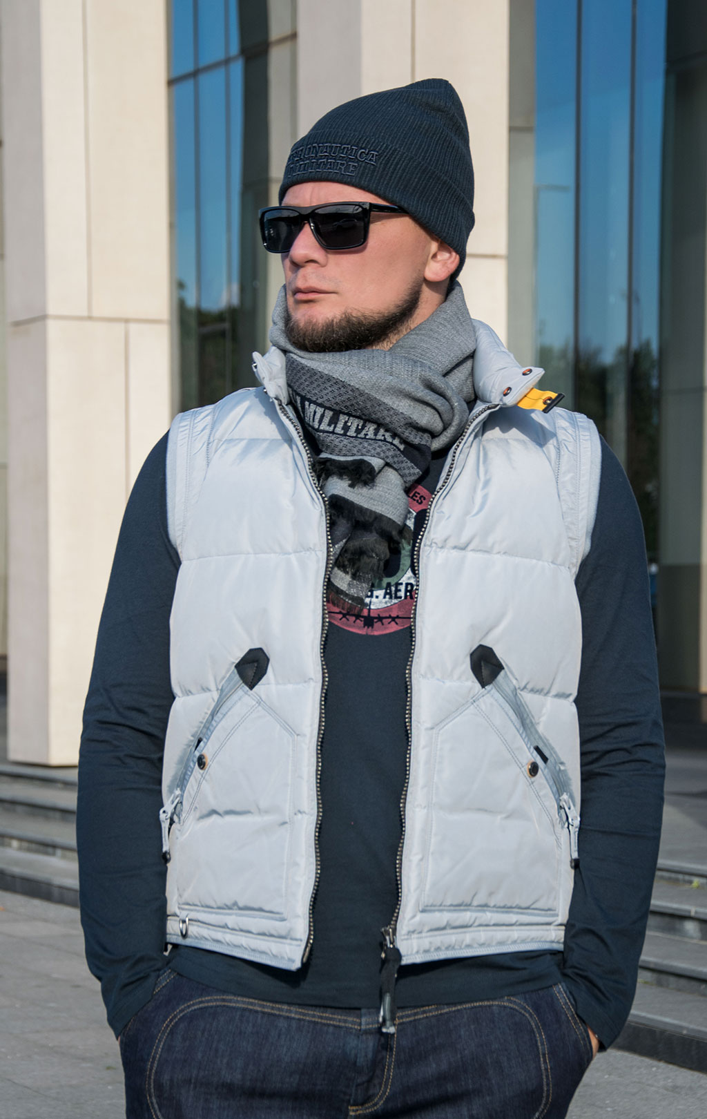 Жилет пуховой PARAJUMPERS KOBUK FW 23/24 shark 