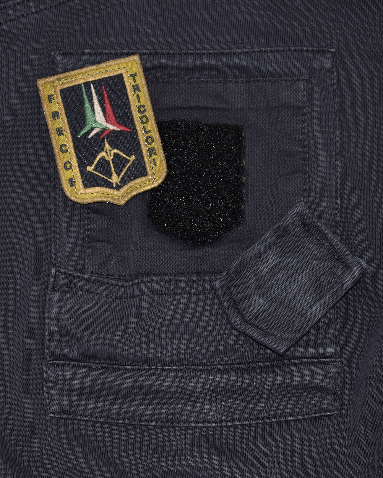 Брюки-карго AERONAUTICA MILITARE big size SS 21/AL blue black (PF 743)