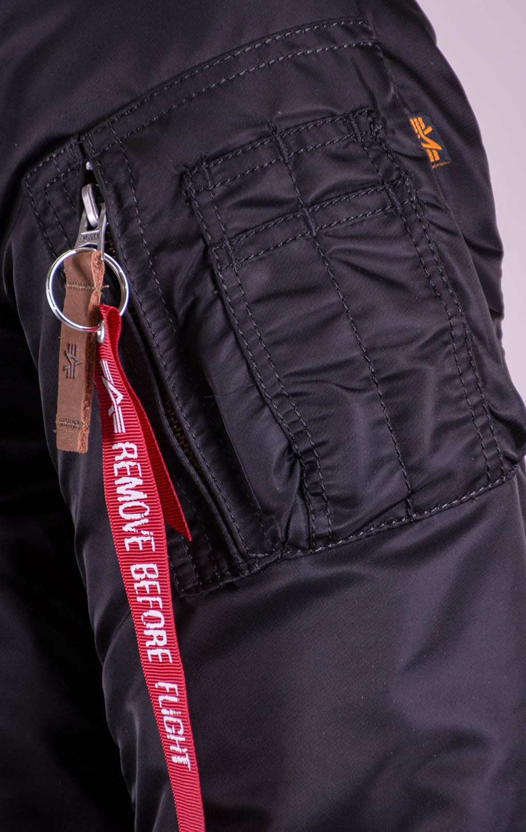 Бомбер ALPHA INDUSTRIES MA-1 VF 59 LONG black 