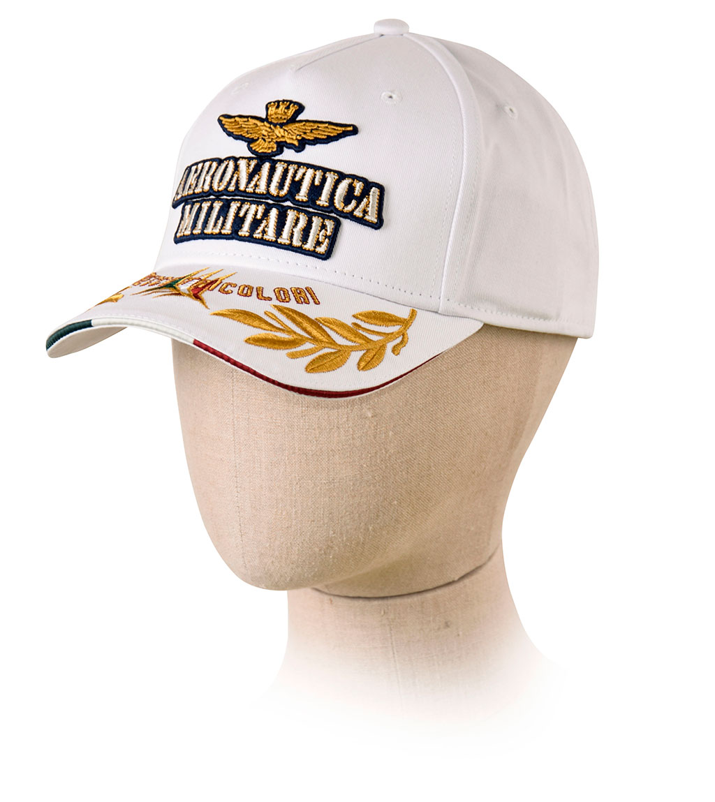 Бейсболка AERONAUTICA MILITARE off white (HA 1008)