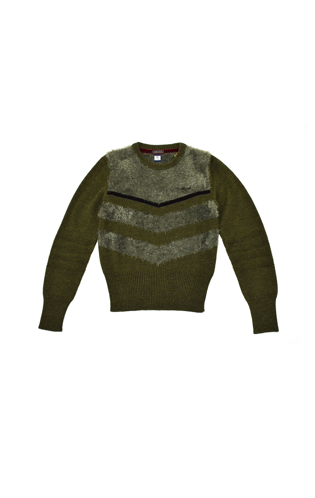 Женский пуловер AERONAUTICA MILITARE FW 20/21/IT verde militare scuro (MA 1314) 