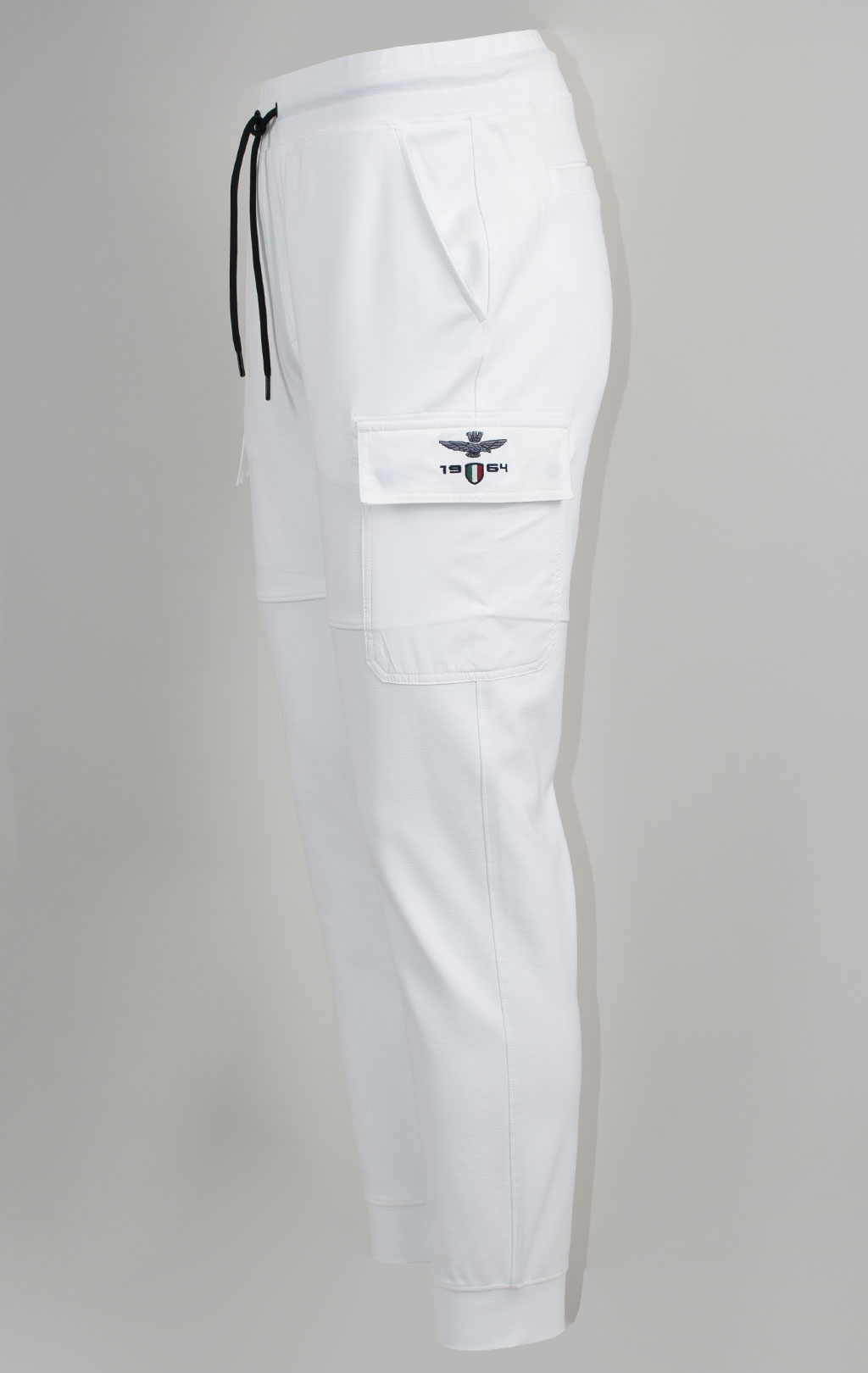 Брюки спортивные AERONAUTICA MILITARE SS 25/BD off white (PF 964) 