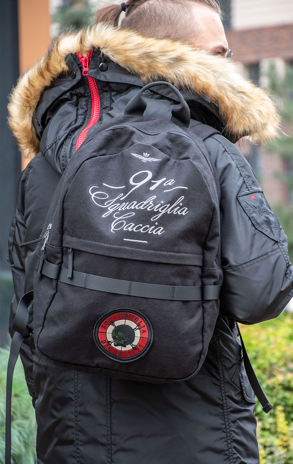Рюкзак AERONAUTICA MILITARE BACKPACK FW 24/25/CN jet black (BO 1133) 