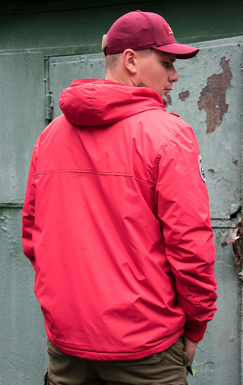 Анорак ALPHA INDUSTRIES NASA Anorak speed red 