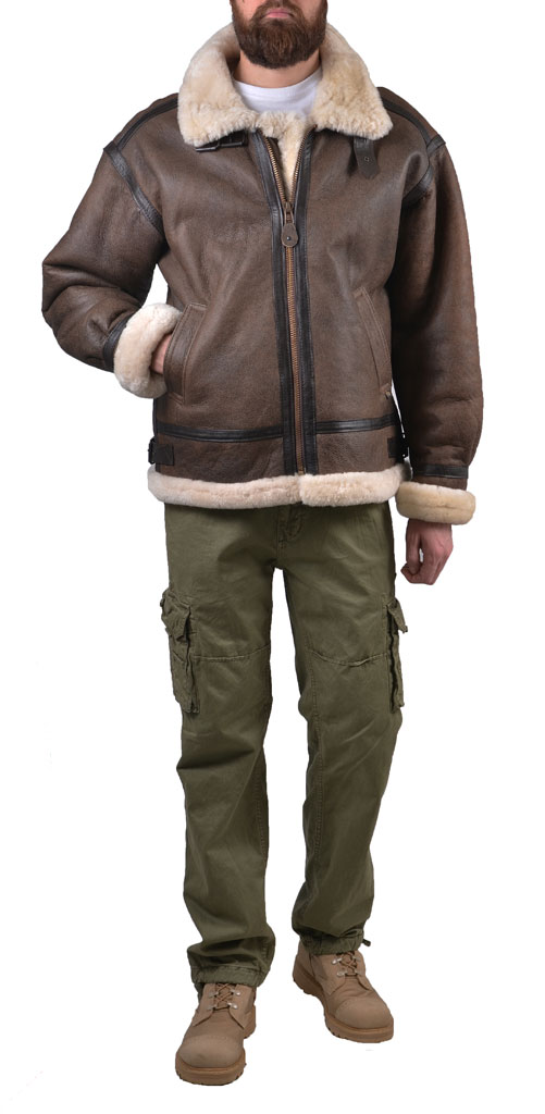 ALPHA INDUSTRIES SHERPA brown