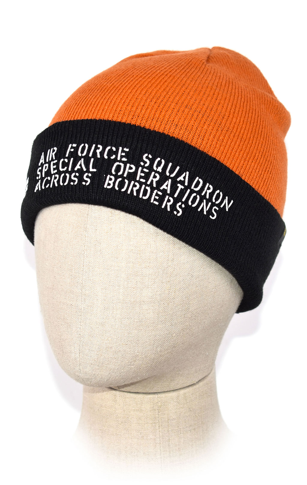 Шапка ALPHA INDUSTRIES AIR FORCE BEANIE flame orange 