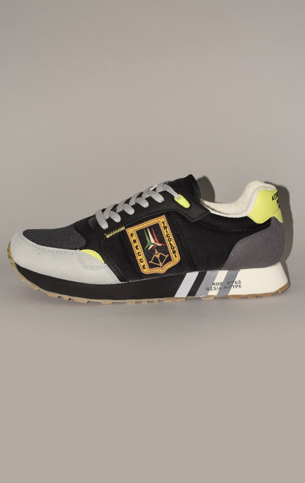 Кроссовки AERONAUTICA MILITARE FW 23/24 m/CN jet black (SC 261)