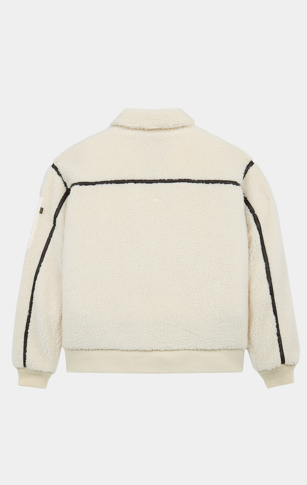 Женская куртка лётная ALPHA INDUSTRIES CWU 45/P RELAXED FIT FLIGHT JACKET W (SHERPA) FW 26/27 eggnog 