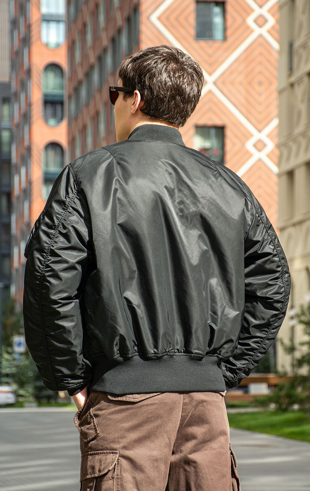 Бомбер ALPHA INDUSTRIES MA-1 original fit SS 26 black 
