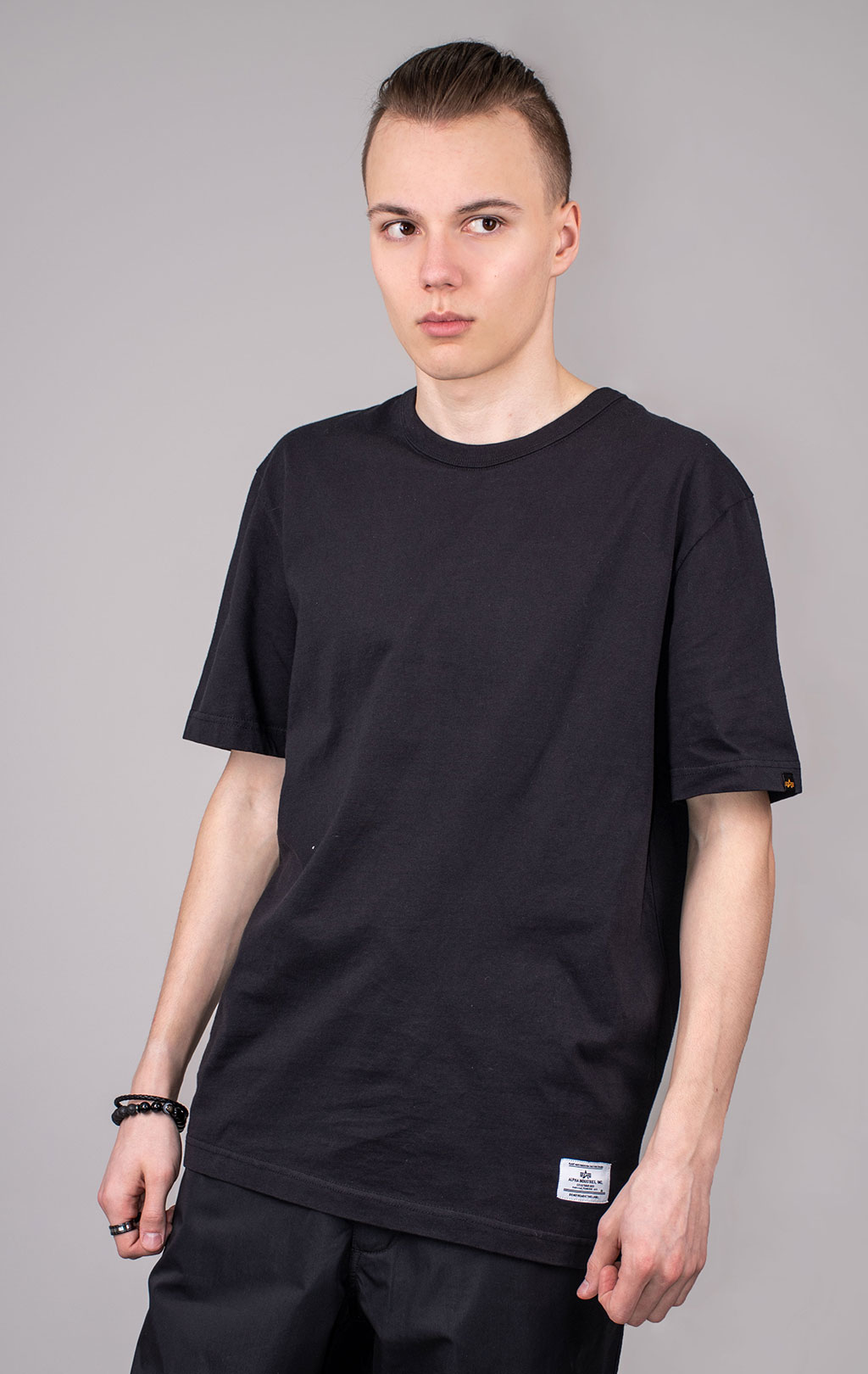 Футболка ALPHA INDUSTRIES ALPHA MA-1 TEE SS 24 black 