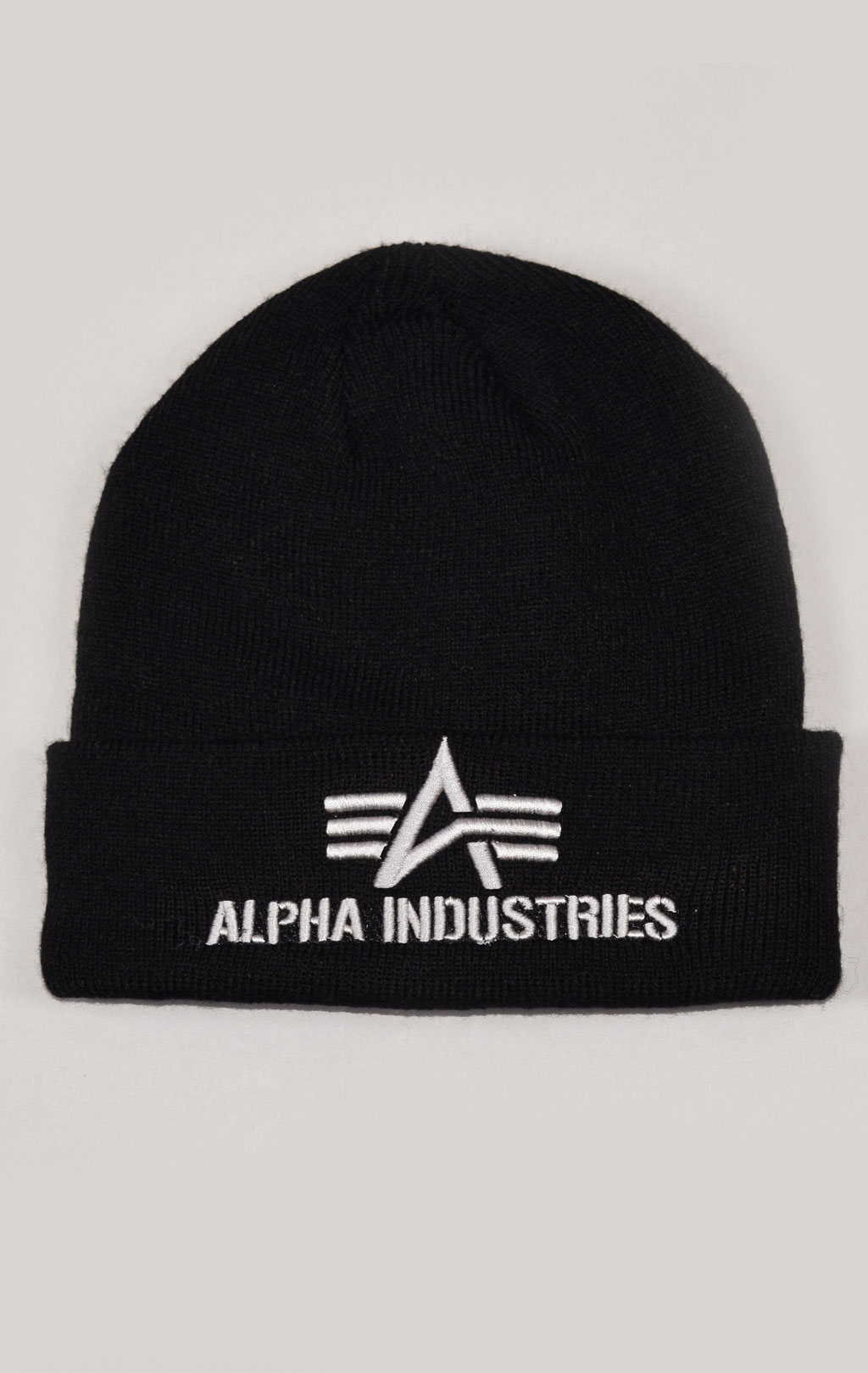 Шапка ALPHA INDUSTRIES 3D BEANIE black 