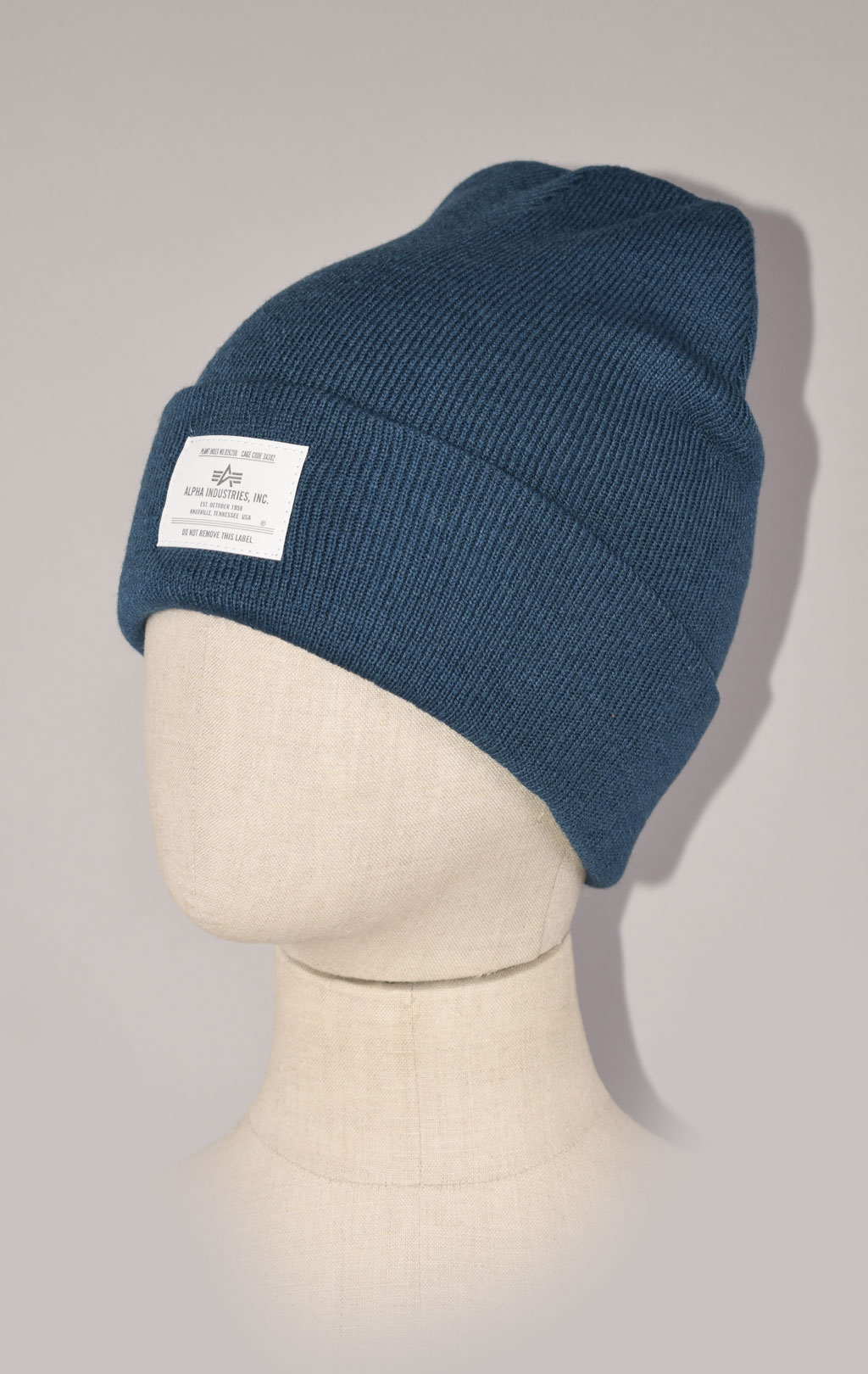 Шапка ALPHA INDUSTRIES ESSENTIAL BEANIE FW 22/23 slate blue 