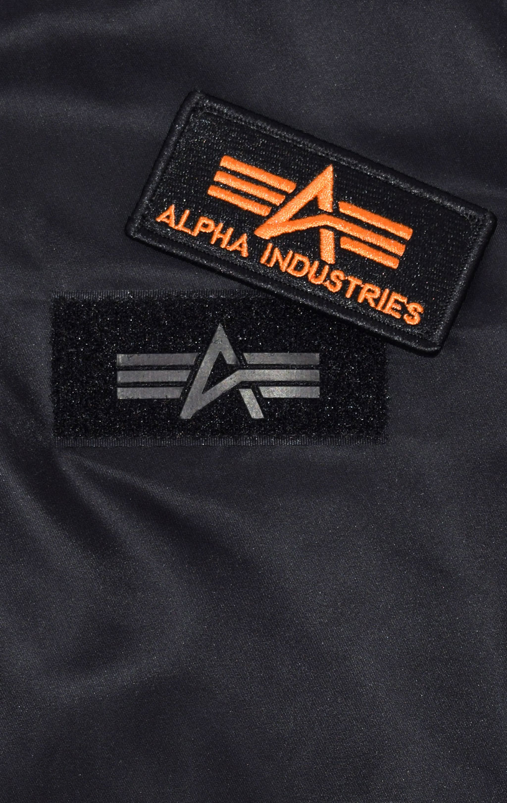 Куртка-бомбер лётная ALPHA INDUSTRIES D-Tec SE MA-1 black/orange 