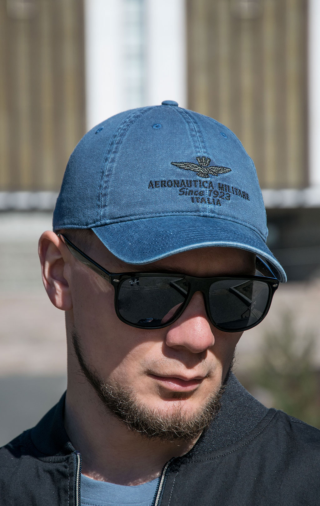 Бейсболка AERONAUTICA MILITARE SS 23/CN blue (HA 1102)
