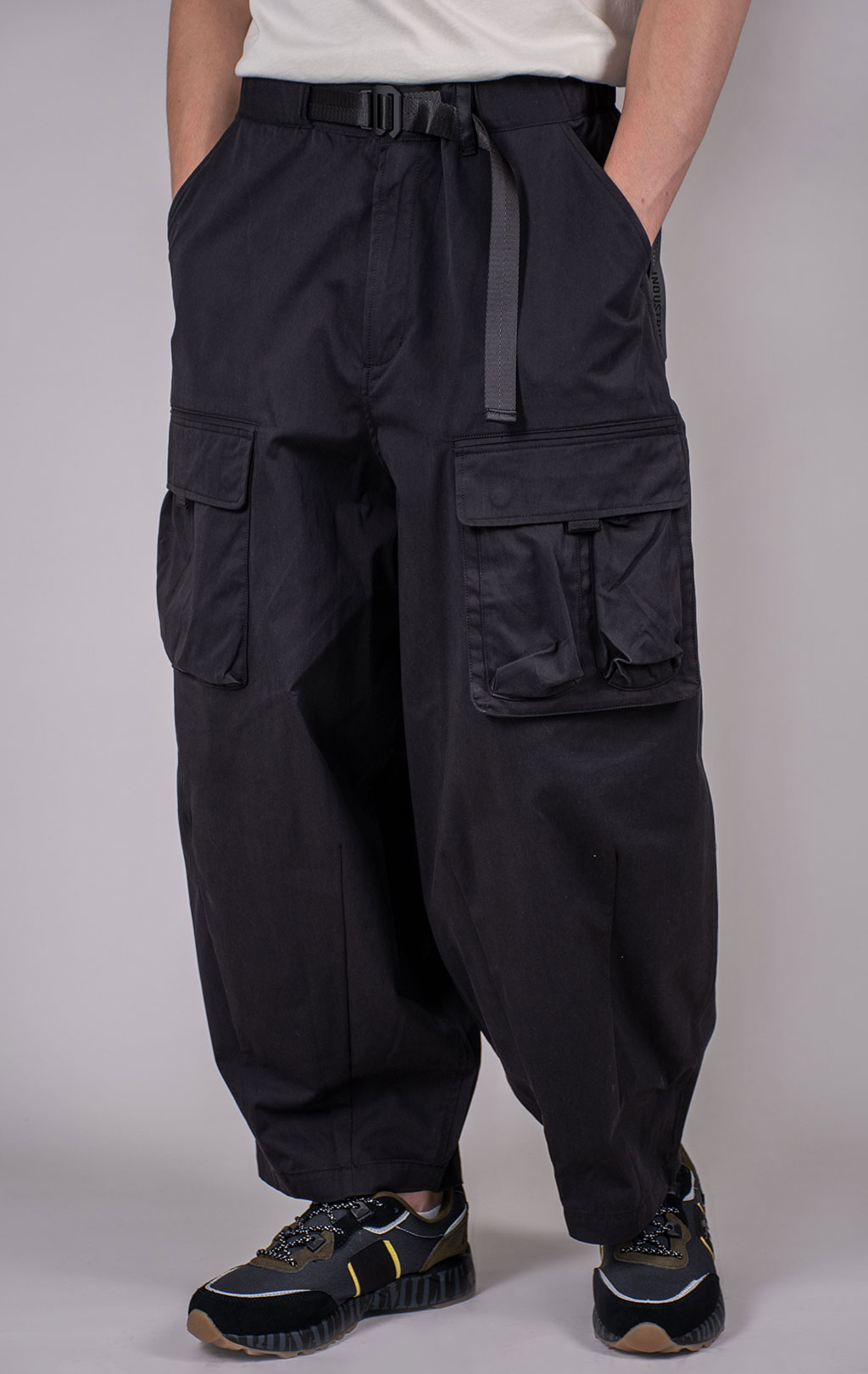 Брюки-карго ALPHA INDUSTRIES OVERSIZED TACTICAL PANT FW 24/25 black 