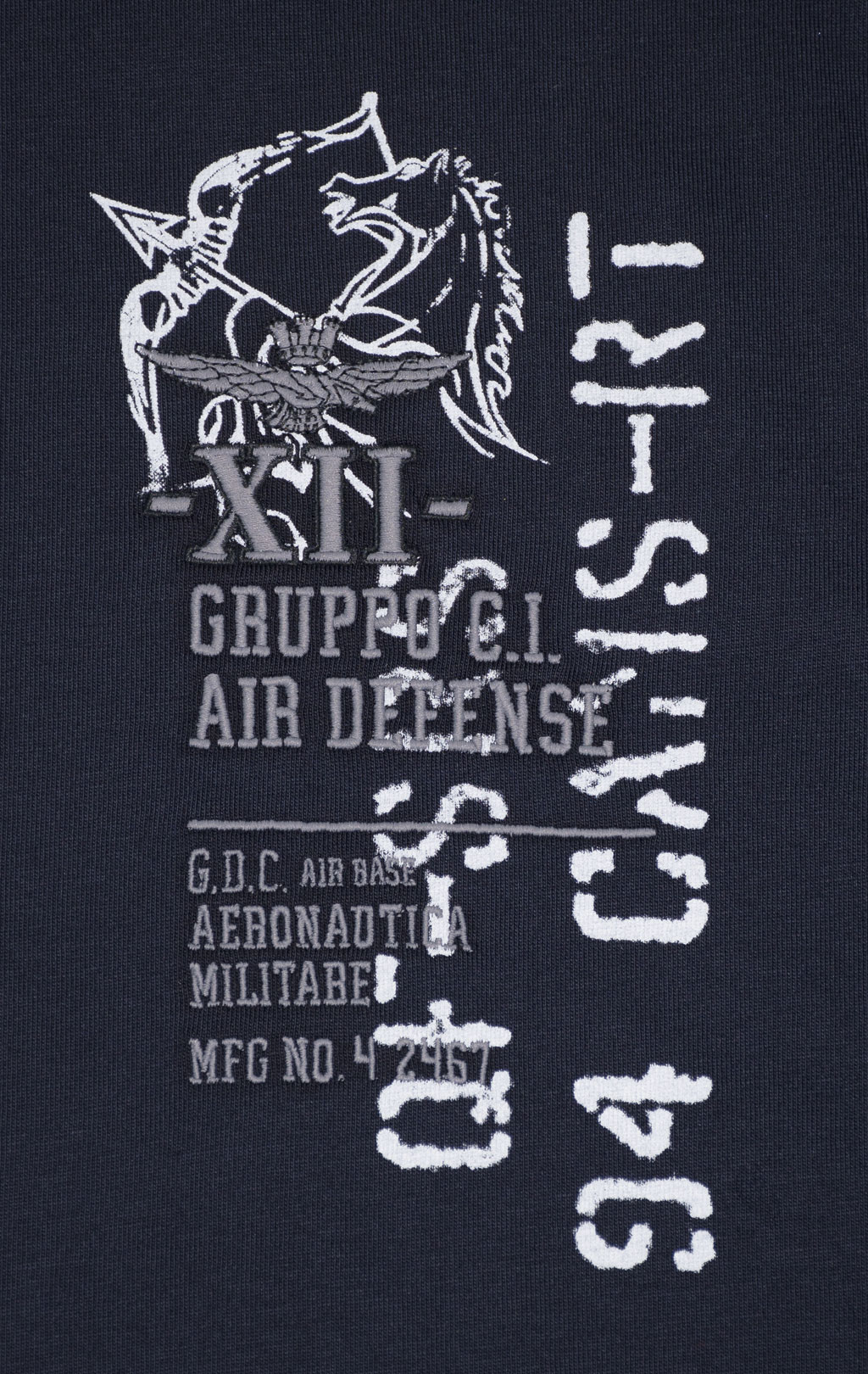 Лонгслив AERONAUTICA MILITARE FW 24/25/TR dark blue (TS 2339) 