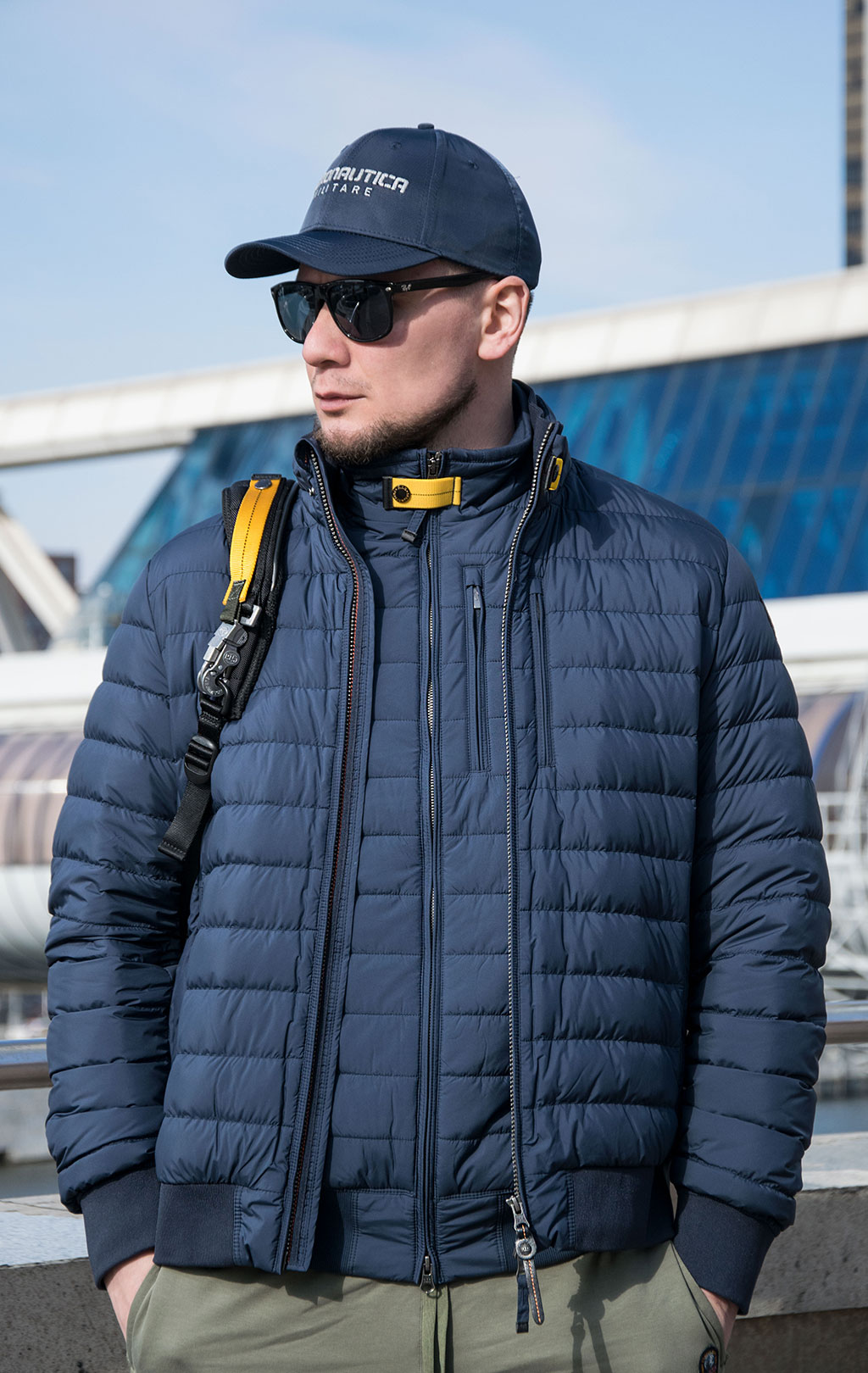 Куртка-пуховик лёгкая PARAJUMPERS ROLLAND SS 23 navy 