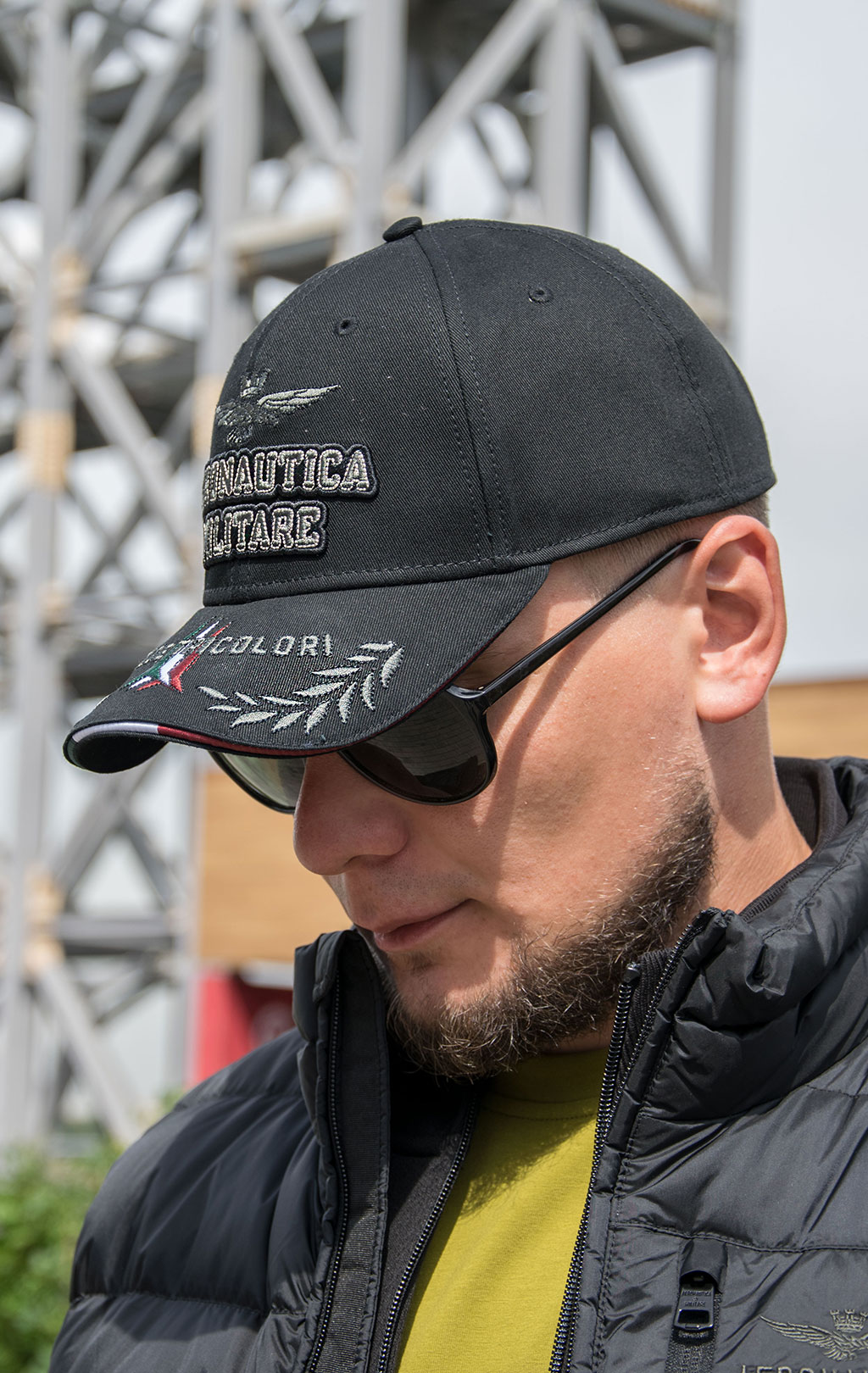 Бейсболка AERONAUTICA MILITARE FW 21/22/CN jet black (HA 1093)
