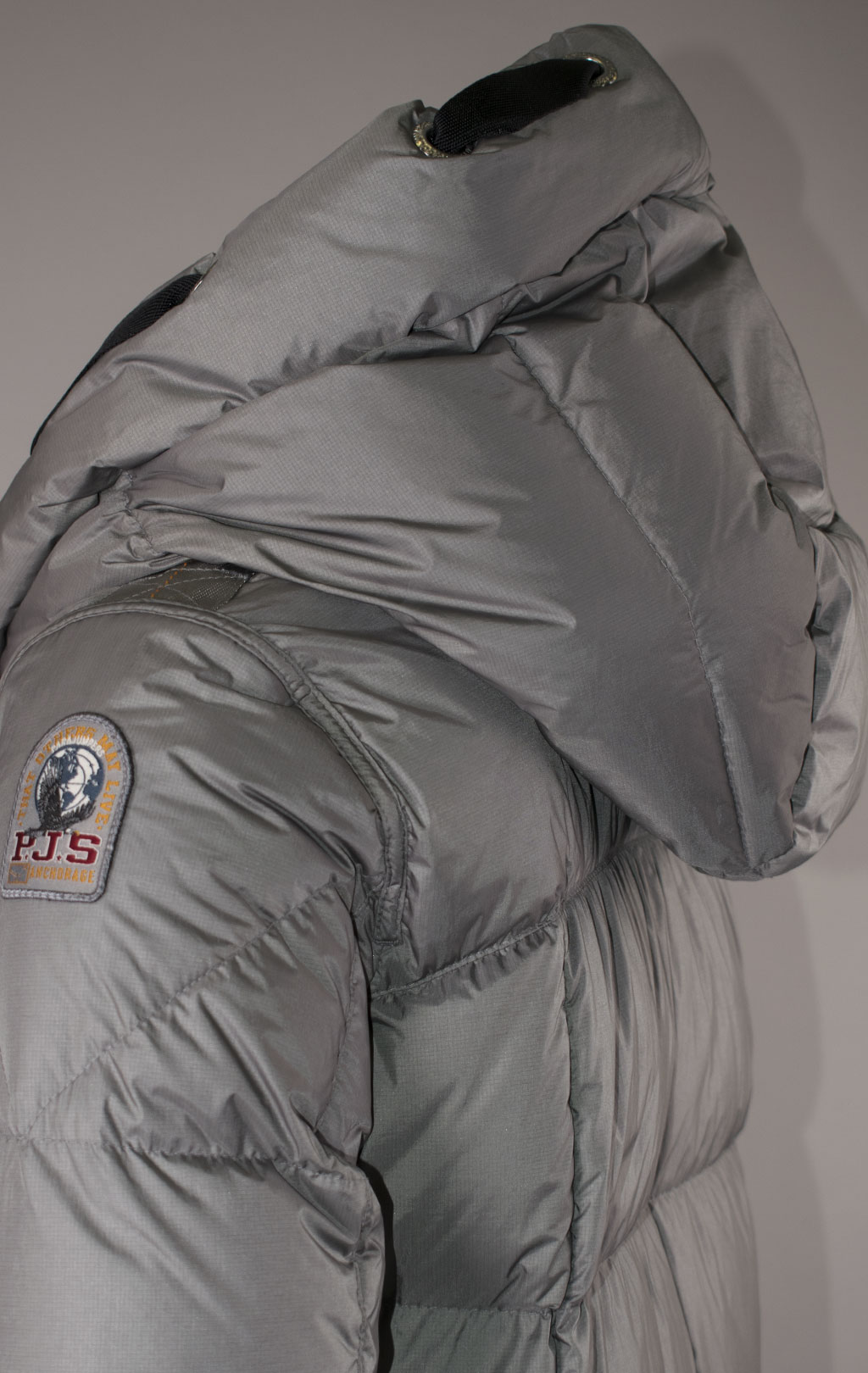 Женское пальто пуховое PARAJUMPERS PANDA FW 22/23 silver 