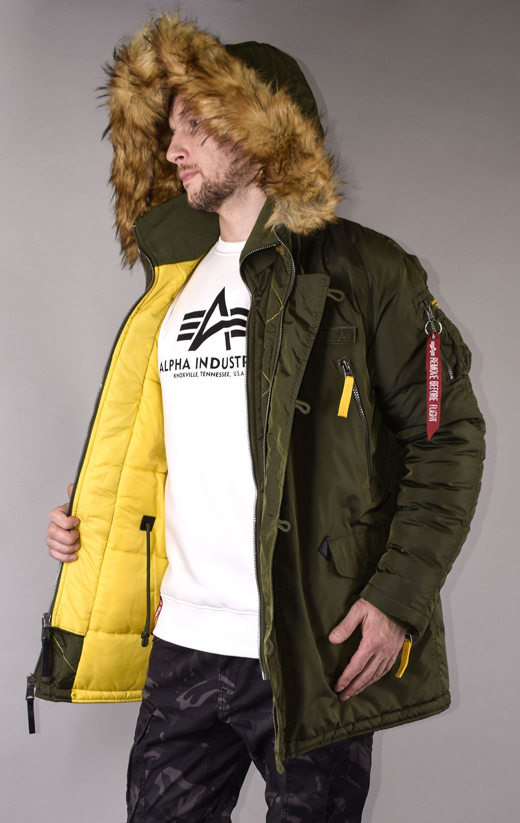 Аляска ALPHA INDUSTRIES PPS N-3B dark green 