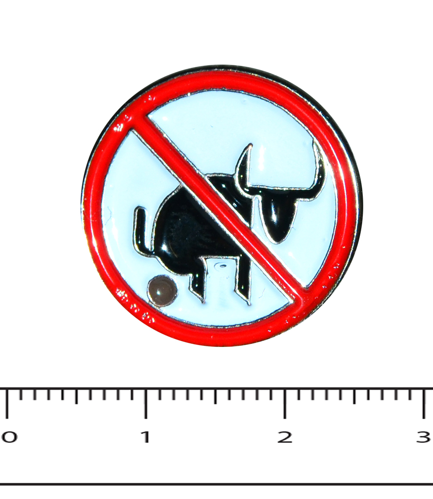 Знак NO BULL SHIT (P06222) 