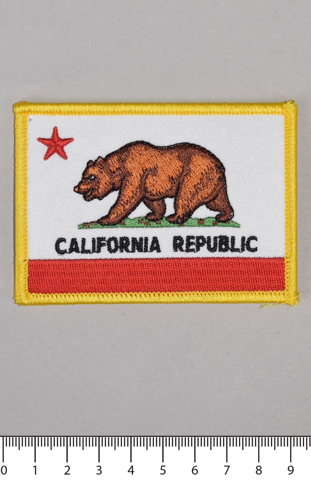 Нашивка флажок CALIFORNIA REPUBLIC (PM6805) 
