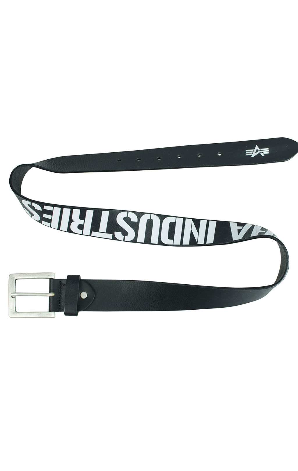 Ремень кожаный ALPHA INDUSTRIES PRINTED BELT black 