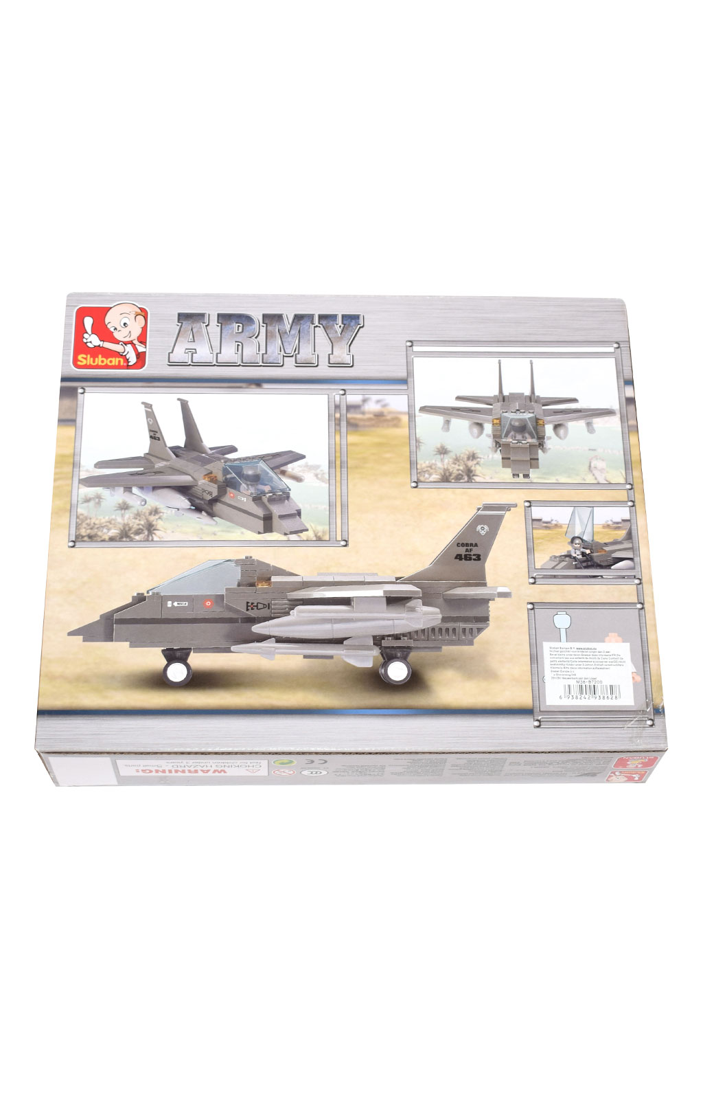 Игрушка-конструктор Fostex Sluban FIGHTER AIRCRAFT olive B7200 