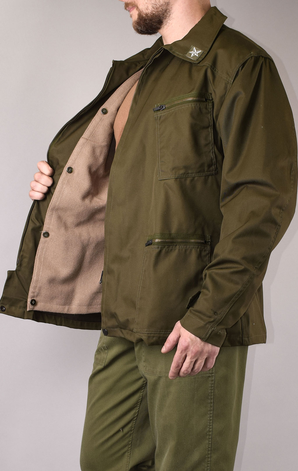 Куртка SARTORIA MILITARE утеплённая olive Италия