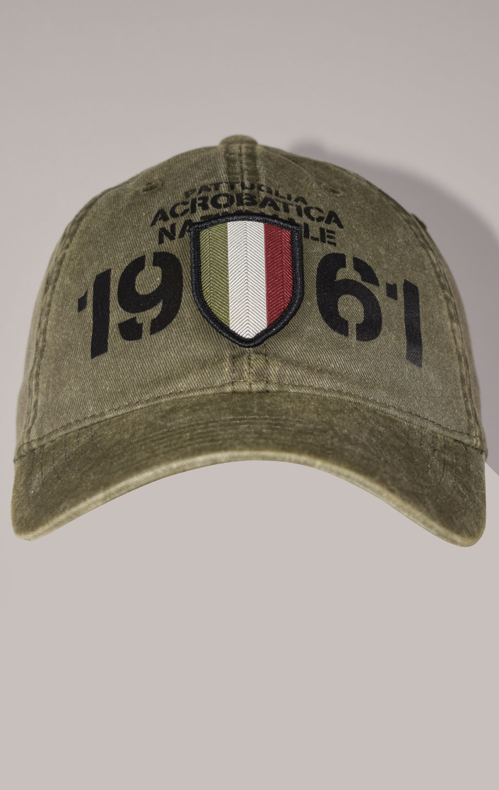Бейсболка AERONAUTICA MILITARE FW 22/23/CN verde militare (HA 1120)