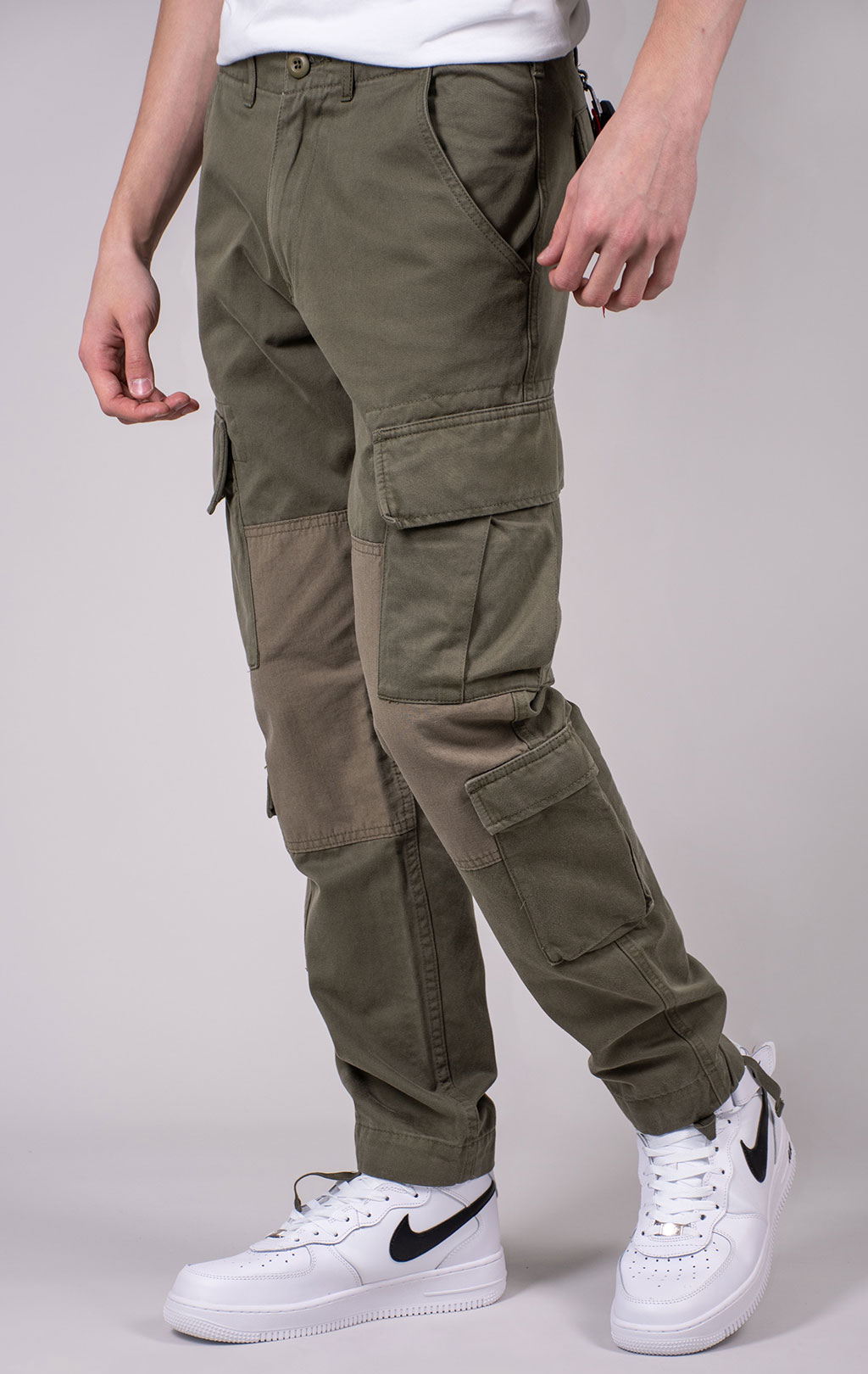 Брюки-карго ALPHA INDUSTRIES ACU PANT плотные FW 24/25 OG-107 green 