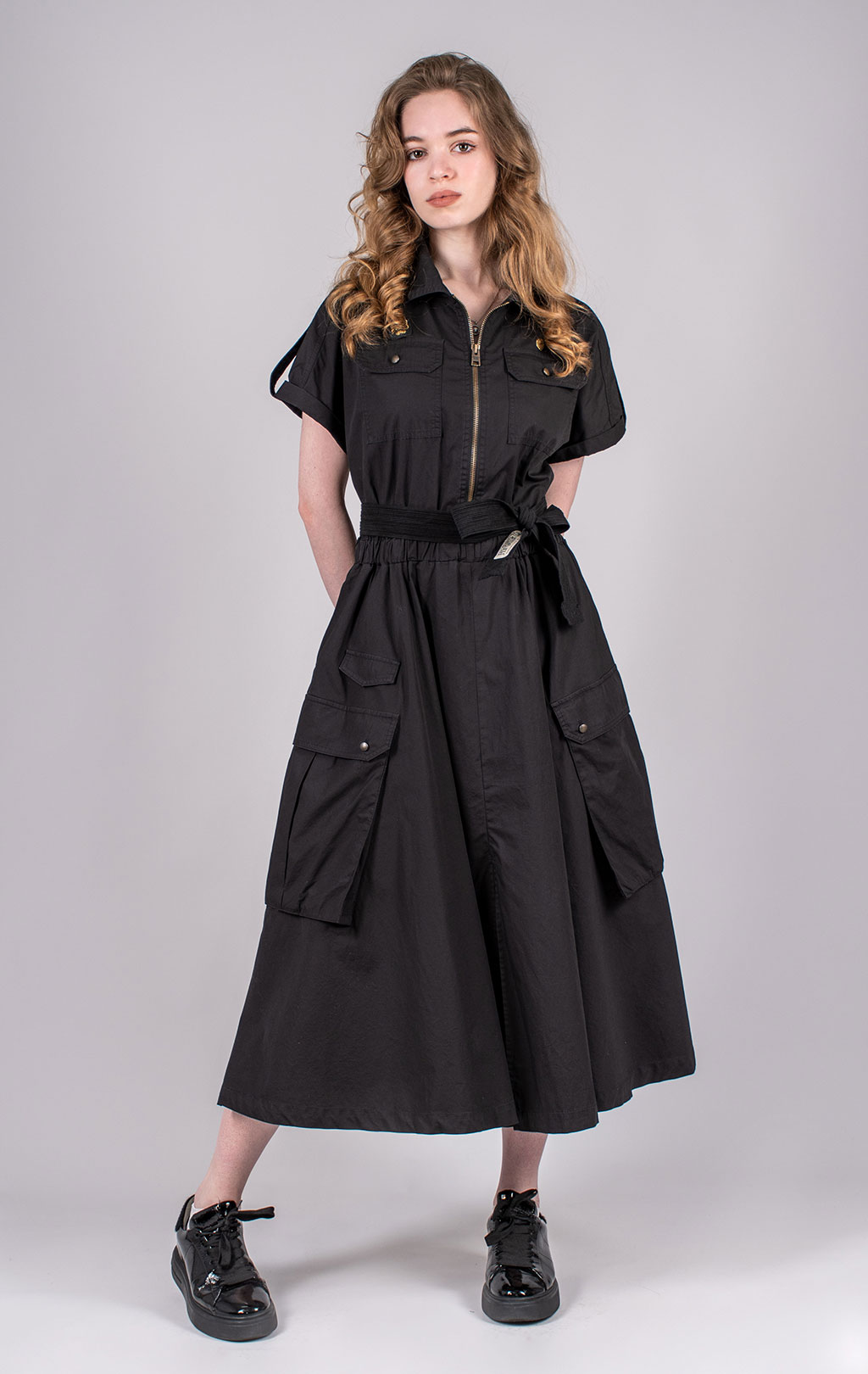 Женское платье AERONAUTICA MILITARE SS 25 m/IT nero (VE 104) 