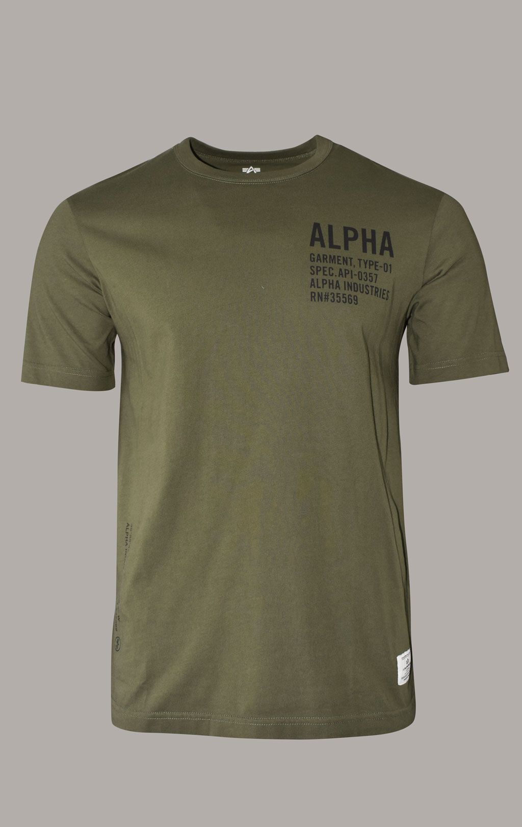 Футболка ALPHA INDUSTRIES ALPHA GRAPHIC TEE SS 23 olive 