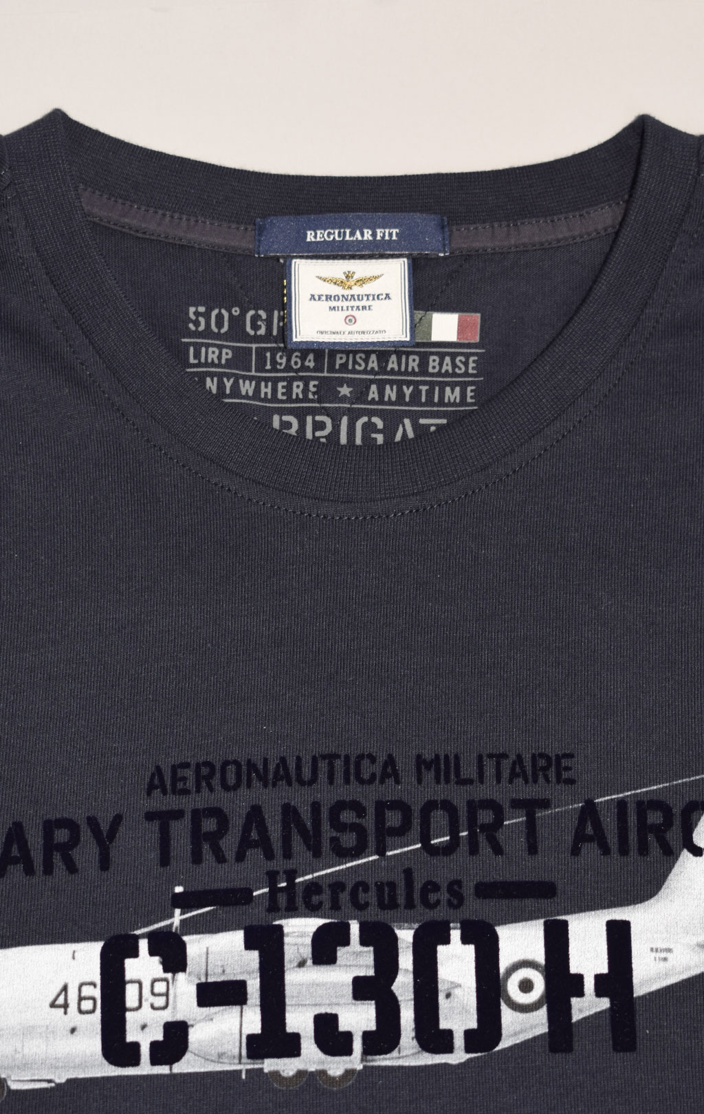 Лонгслив AERONAUTICA MILITARE FW 23/24/TR dark blue (TS 2132) 