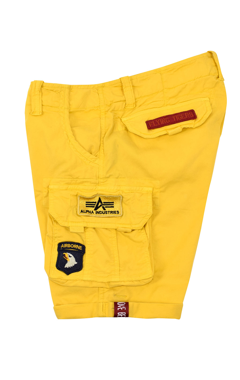 Шорты ALPHA INDUSTRIES CREW SHORT PATCH empire yellow 