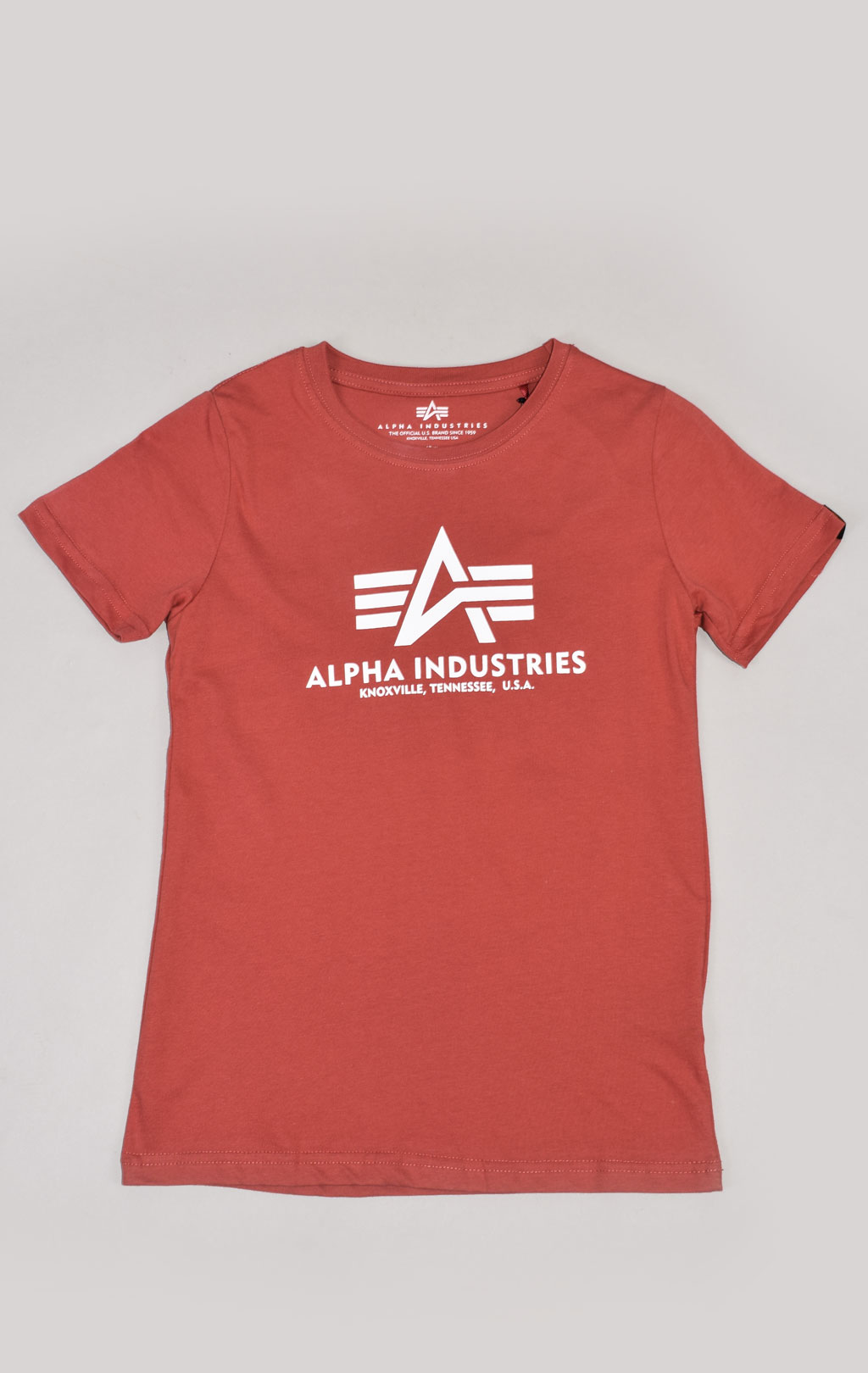 Детская футболка ALPHA INDUSTRIES BASIC T brick red 