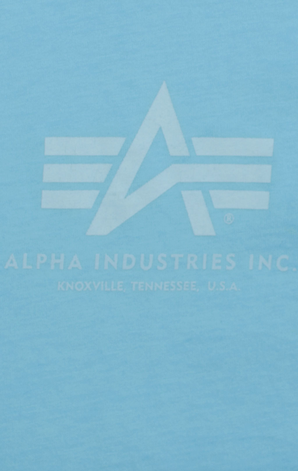 Женская футболка ALPHA INDUSTRIES BASIC T air blue 