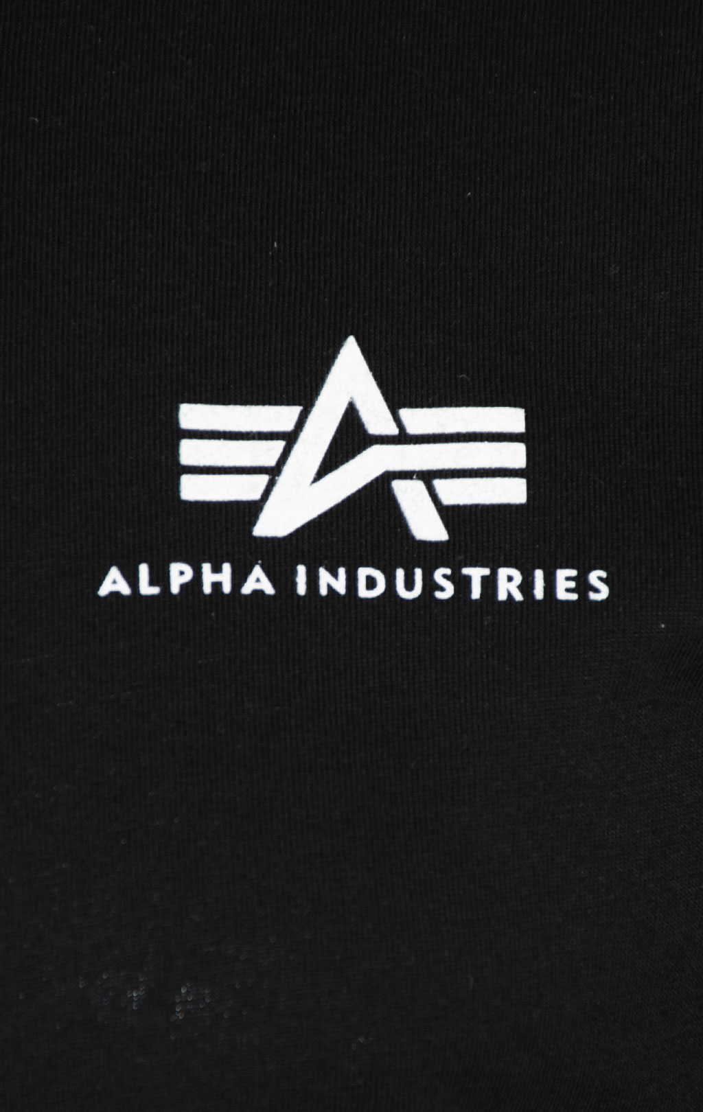 Лонгслив ALPHA INDUSTRIES BASIC LS SMALL LOGO black 
