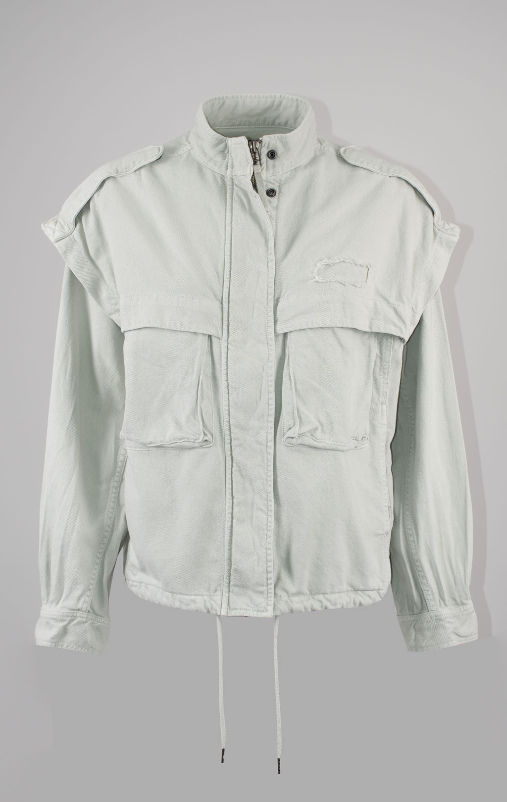 Женская ветровка ALPHA INDUSTRIES OVERSIZED CTN UTILITY JACKET SS 25 m dune white 