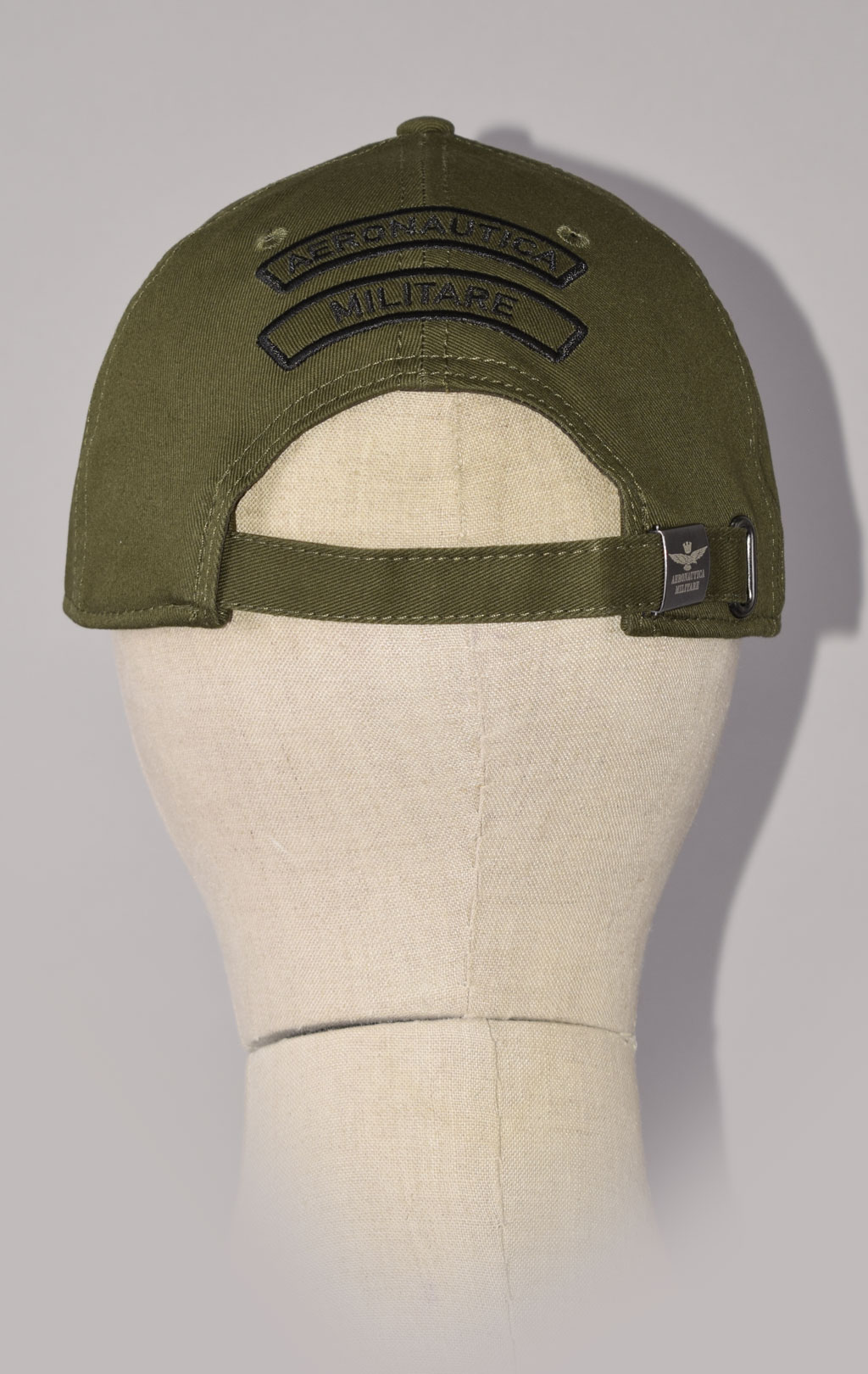 Бейсболка AERONAUTICA MILITARE SS 23/CN verde militare (HA 1139) 