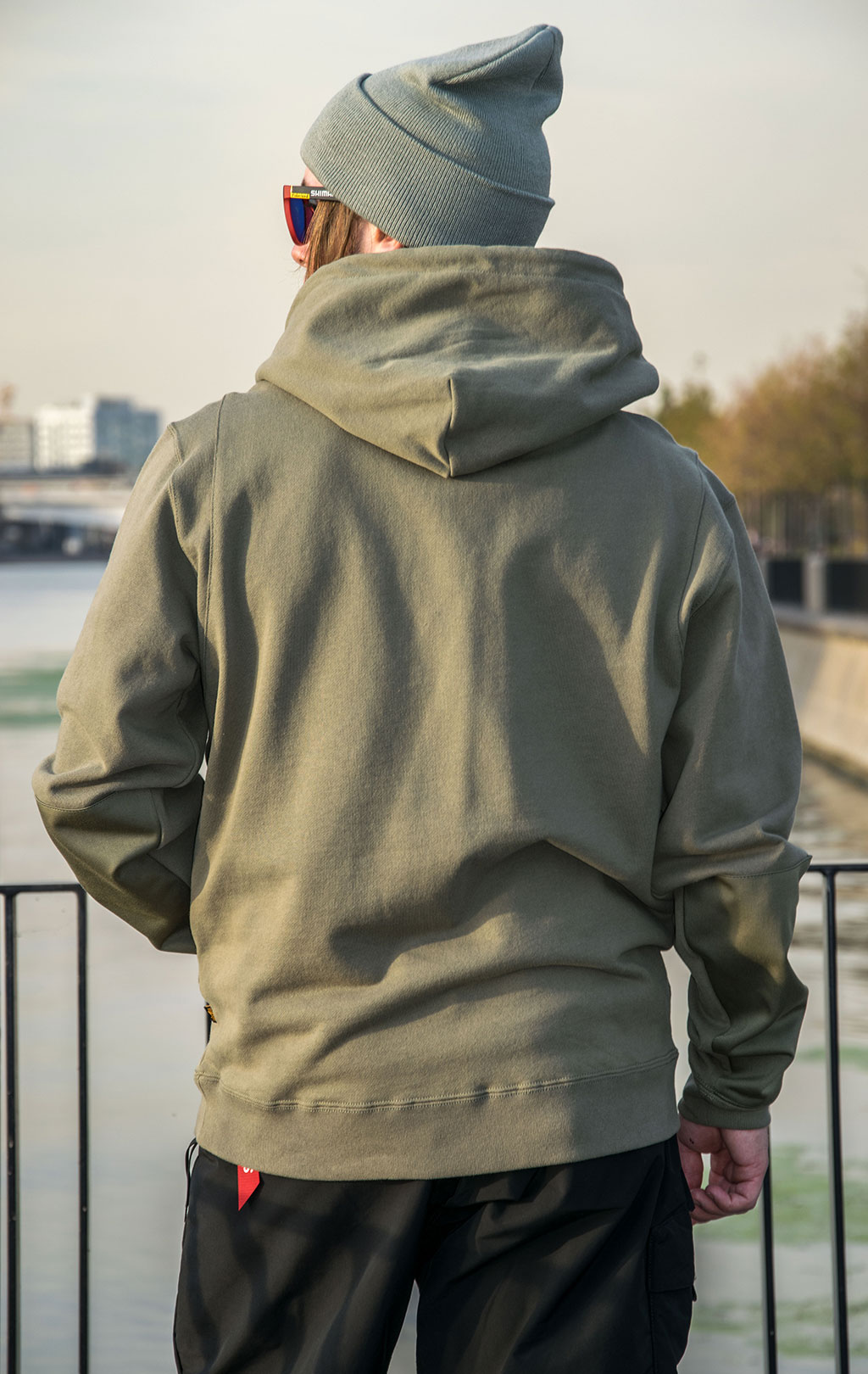 Толстовка ALPHA INDUSTRIES MIXED MEDIA HOODIE FW 23/24 OG-107 green 