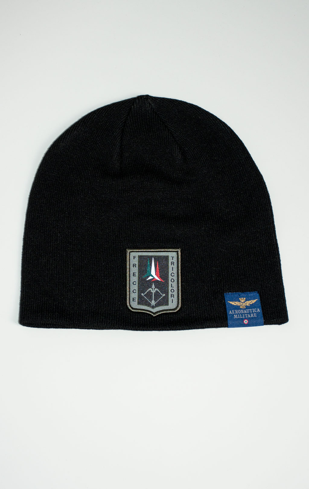 Шапка вязаная AERONAUTICA MILITARE FW 25/26/CN jet black (CU 0036) 